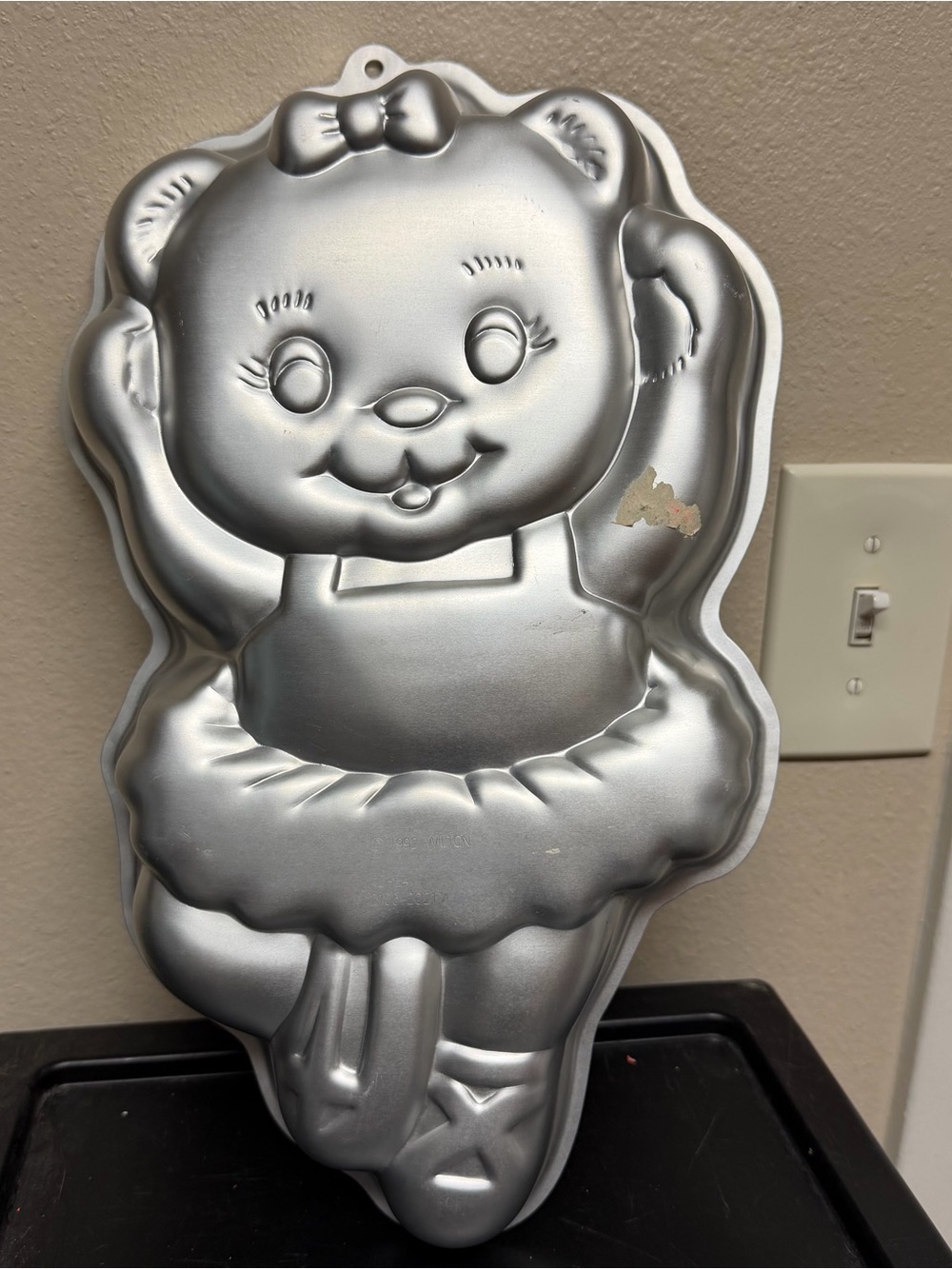 Vintage 1992 Ballerina Teddy Bear Wilton Cake Pan